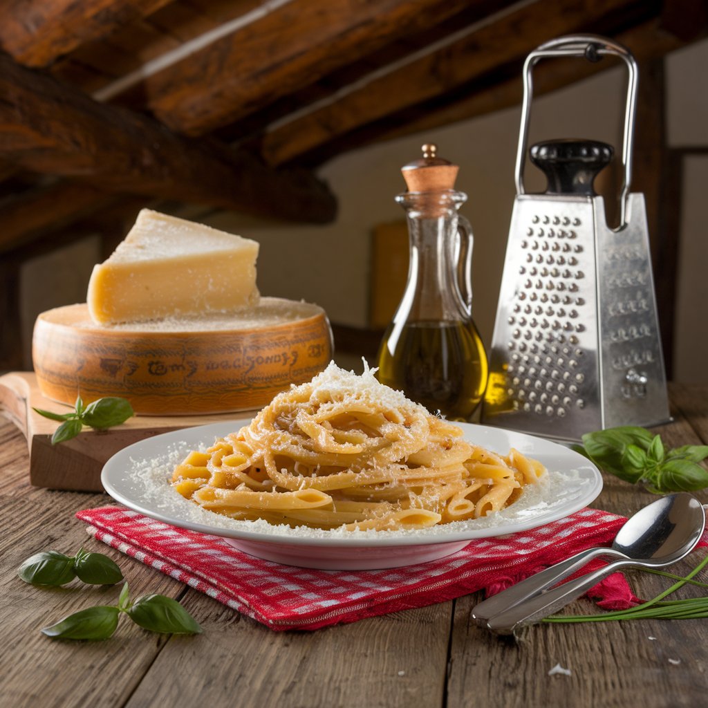 Parmesan on Pasta