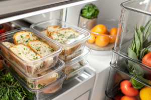 Refrigerating Cheesy Garlic Bread

