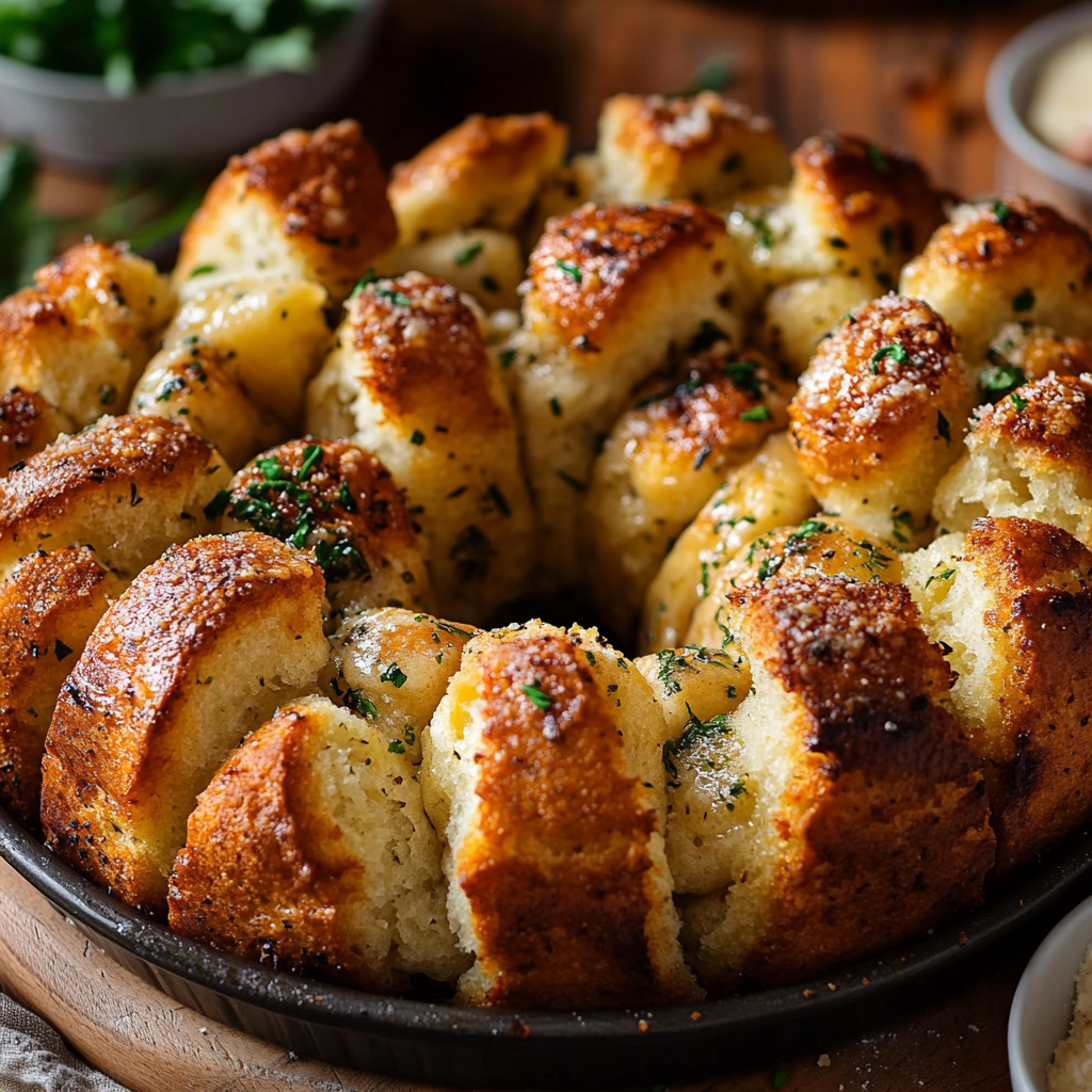 Calories in Garlic Monkey Bread