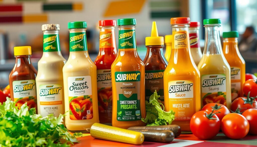 Subway sauces and condiments