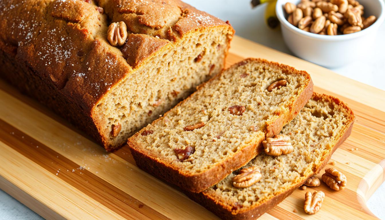 What happens if you put too much baking soda in banana nut bread?